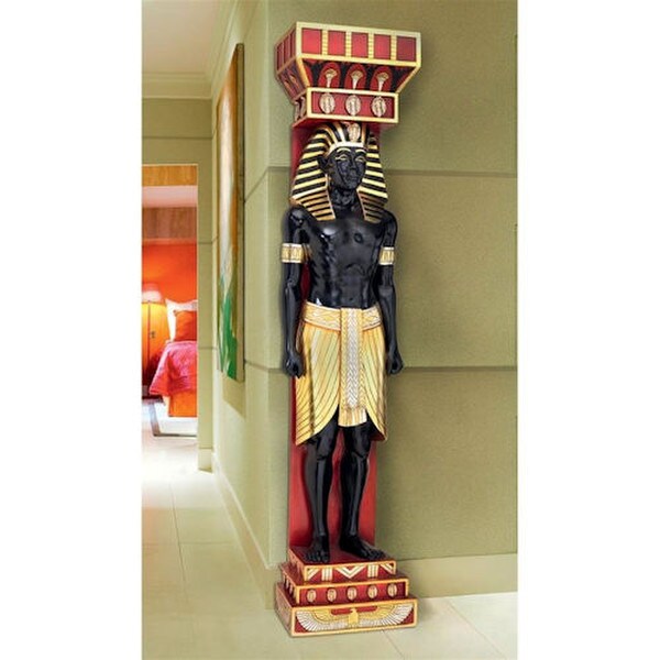 Egyptian Scribe Telemon Wall Sculpture heritage ancient Egypt caryatid
